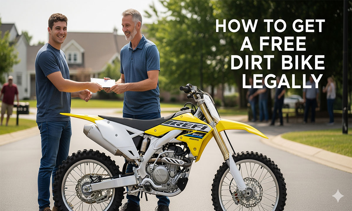 How to Get a Free Dirt Bike Legally